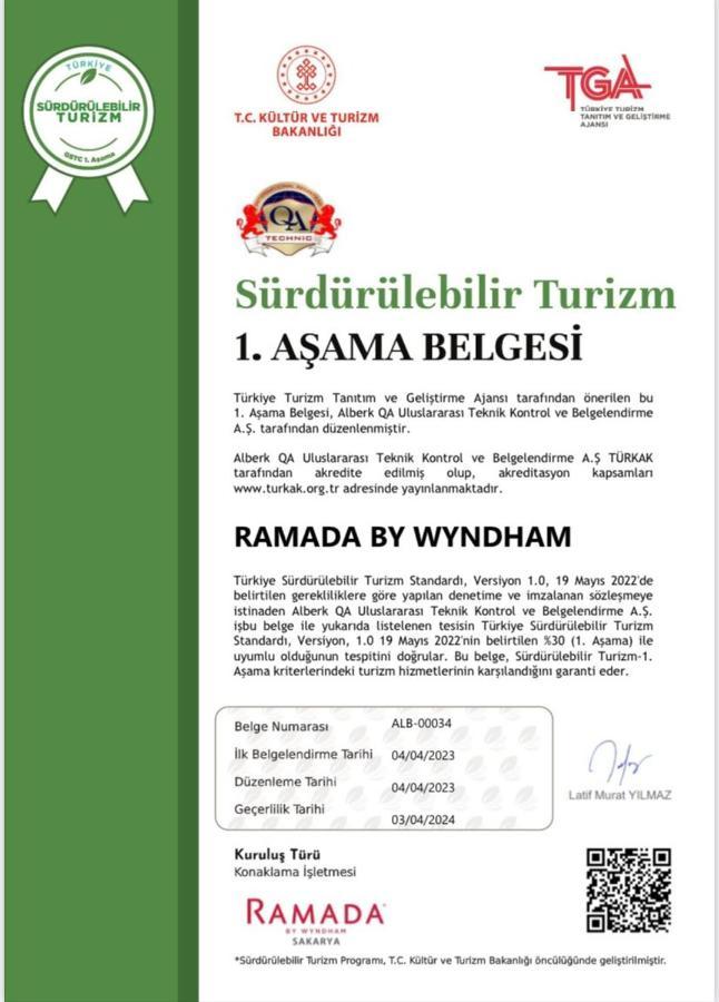 Ramada By Wyndham Sakarya Hotel Экстерьер фото